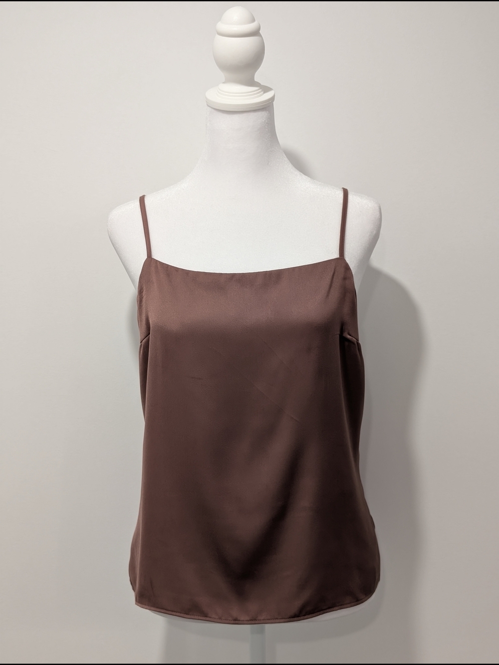 Dynamite Mauve Taupe Satin Camisole